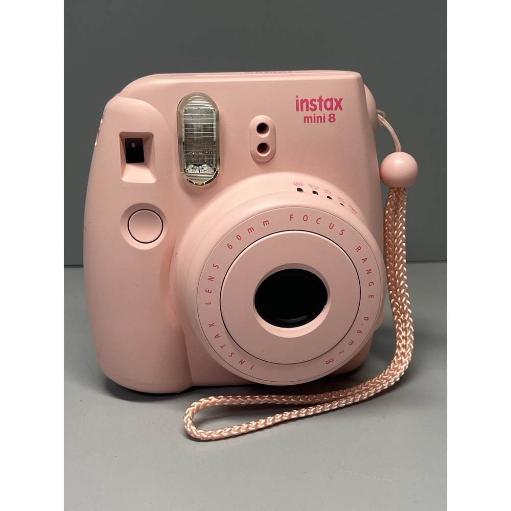 Pink Fujifilm Instax Mini 8 Polaroid Camera Instant Camera Excellent - Tested!